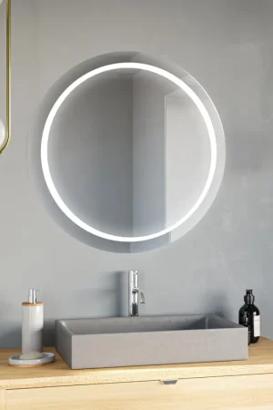 Prezzo Basso Specchio Tondo Con Illuminazione A Led - Moonlight