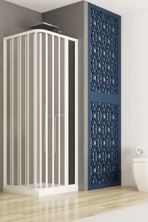 Box Doccia Angolare a Soffietto - Anta Unica h185 Subito Disponibile