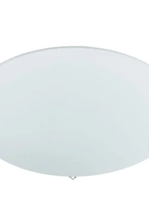 Plafoniera Moderna in Vetro bianco satinato E27 Design circolare pulito Novità
