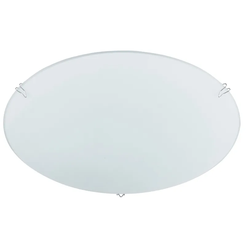 Plafoniera Moderna in Vetro bianco satinato E27 Design circolare pulito Novità
