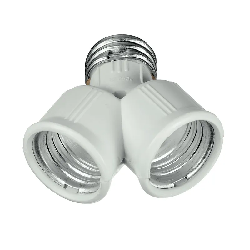 Offerta AdattatoreE27-2E27Riduttore per lampade da E27 a 2E27