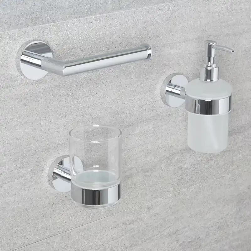 Vendita Finale Set di Accessori per Bagno con 3 Articoli - Prise