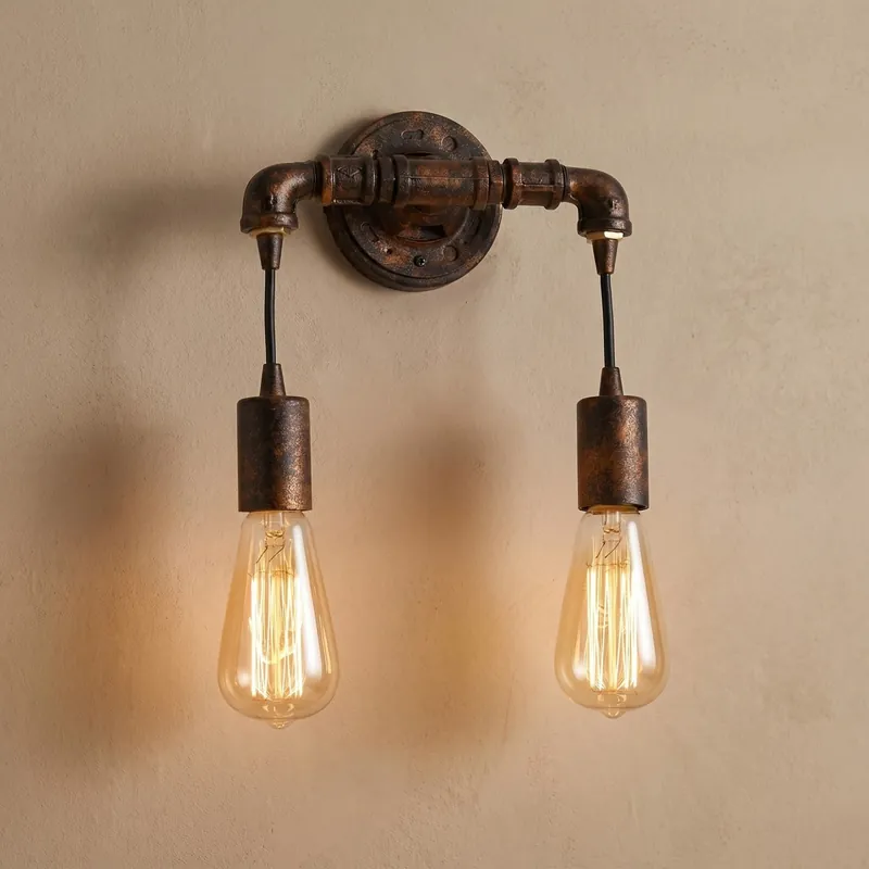 Prezzo Basso Applique Rustica Vintage in Metallo Ruggine o Zincato