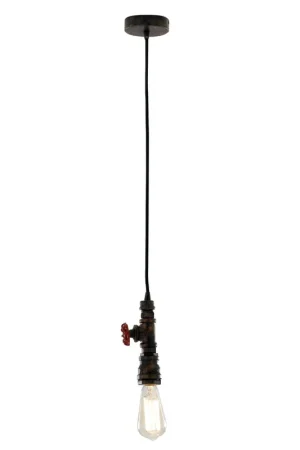 Sospensione Metallo Ruggine Invecchiato Lampadario Rustico Vintage E27 Non Perdere