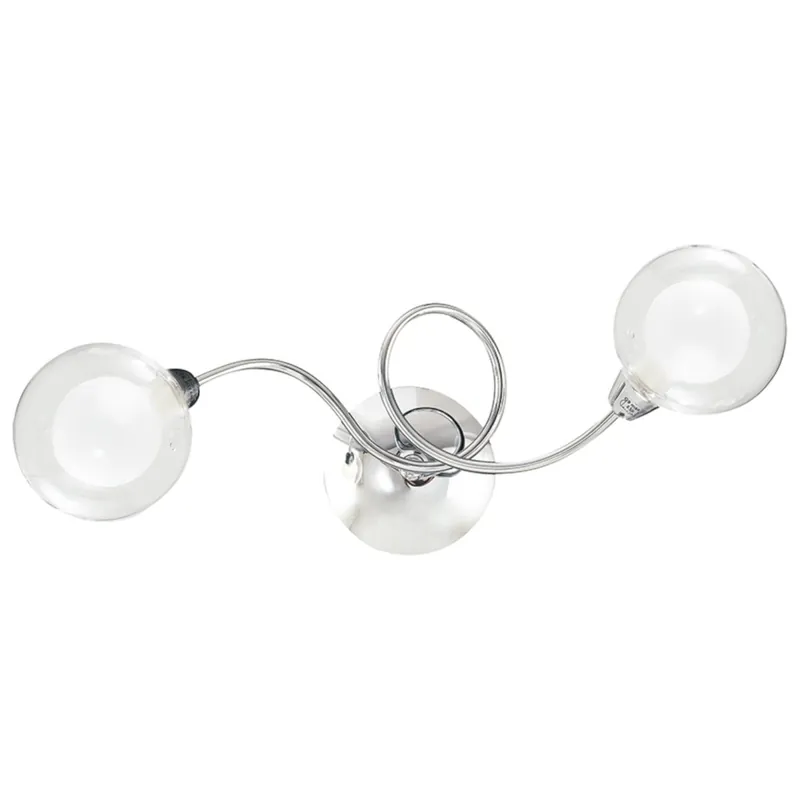 Plafoniera da interno 28W 2XG9 a 2 emissioni cromo POST Professionale