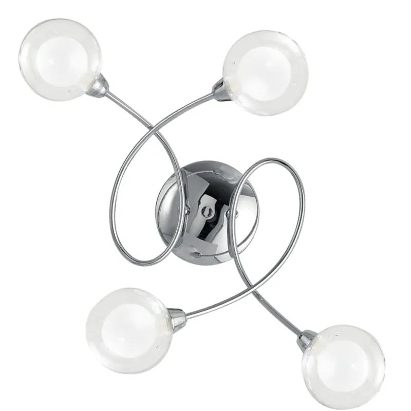 Offerta Speciale Plafoniera da interno 28W 4XG9 a 4 emissioni cromo POST