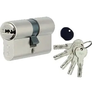 Prezzo Conveniente Cilindro ISEO modello R7 chiave/chiave misura 55/10/60 per portoncino in ottone nichelato