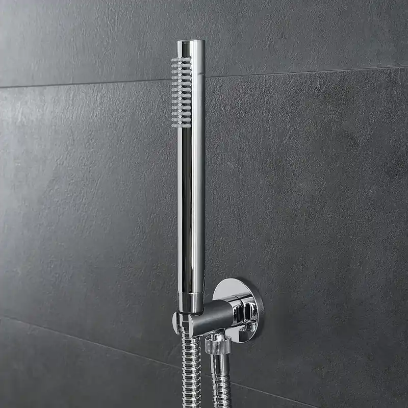 Kit Doccia con Doccetta, Presa d‘Acqua, Clip Murale e Flessibile Prezzo Basso