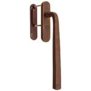 Nuovo Arrivo Maniglione alzante scorrevole singolo UTENSIL LEGNO modello FM049 per serramento su placca e maniglia incasso in ferro ruggine
