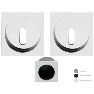 Maniglia incasso FIMET modello 3667F per serramento con foro normale e ditale trascinamento in acciaio inox nero opaco Offerta