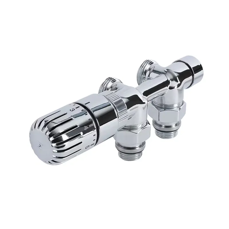 Scelto Dai Clienti Valvole Termostatiche a Squadra per Radiatore e Scaldasalviette con Attacco Centrale Complete di Adattatori per Tubi Multistrato 14mm - Multiblock H