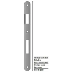 Incontro AGB modello PATENT GRANDE 22x238 bordo tondo per porta in acciaio finitura ottonato verniciato Compra Online