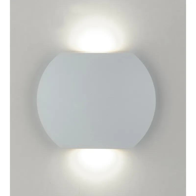 Affare Applique da parete per esterno 2x3w a led a doppia emissione bianca Giada