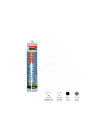 Silirub NO7 Sigillante Neutro Ossimico Soudal Ultimissimo Modello