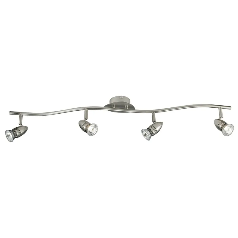 Miglior Prezzo Plafoniera sospeso elegante a quattro luci 42 watt 2800 kelvin GU10