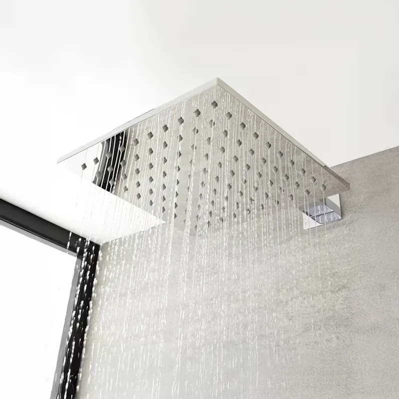 Soffione Doccia Moderno Quadrato 300 x 300mm in Acciaio Inossidabile - Kubix Compra Oggi Stesso