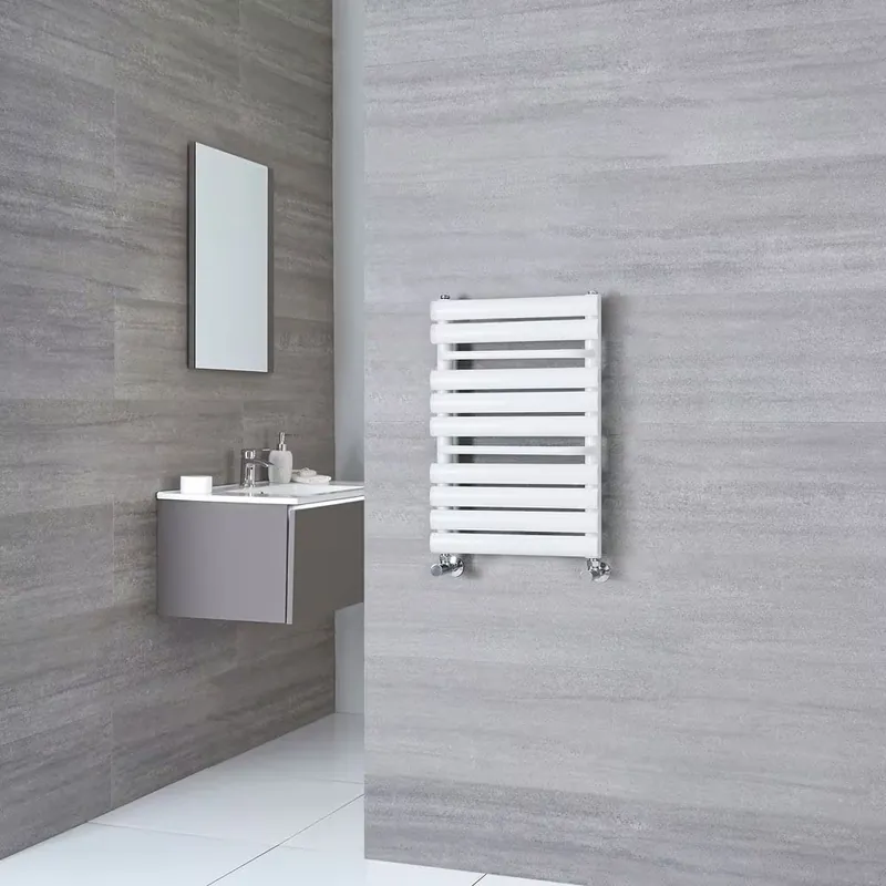 Promozione Scaldasalviette Curvo Moderno - Bianco - 650mm x 445mm - Select