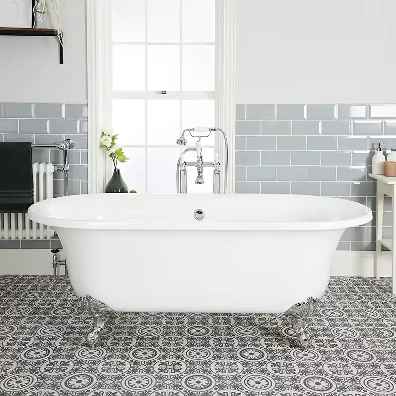 Vasca da Bagno Freestanding Tradizionale Bianca - 1730 x 780mm - Diversi Piedini Disponibili - Richmond Nuovo Arrivo