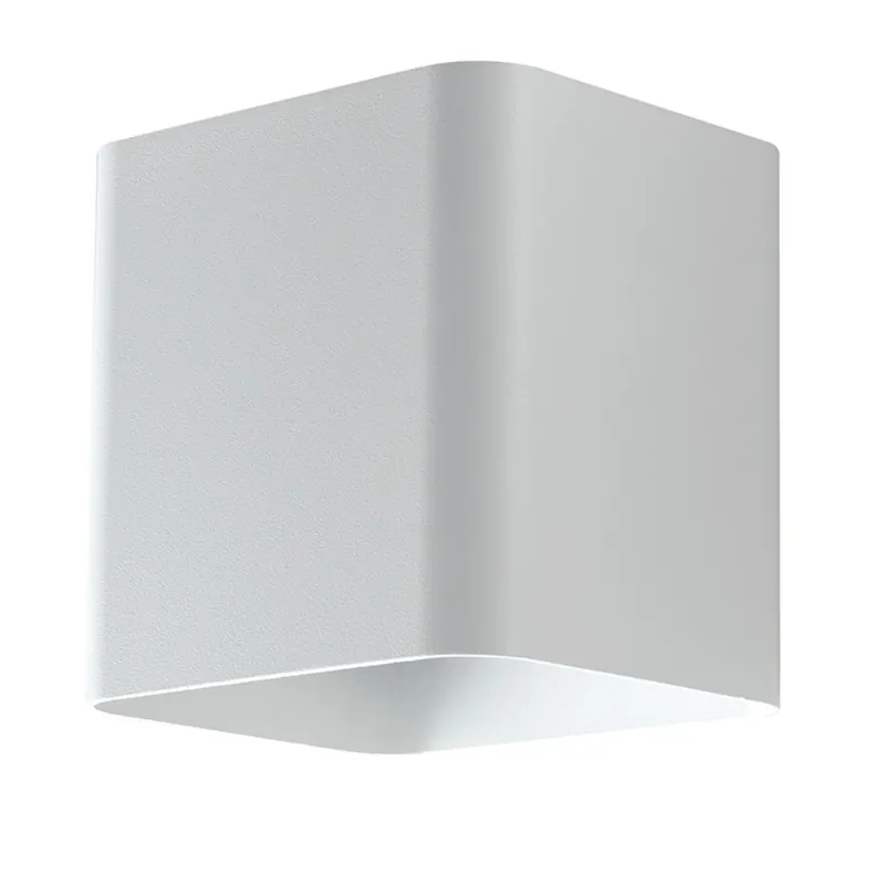 Applique da parete per esterno 7w a led a doppia emissione bianca Cube Acquista Ora