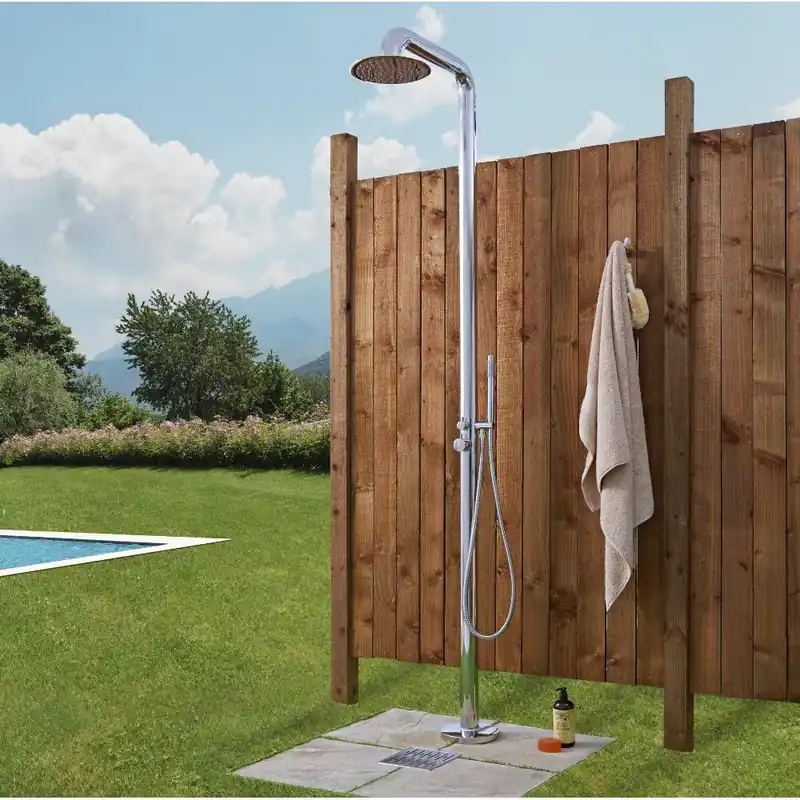 Soddisfatti O Rimborsati Doccia da Giardino in Acciaio Inossidabile a 2 Vie - Siviglia