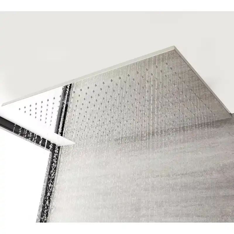 Novità Soffione Doccia Rettangolare Ultrasottile 800x500x15mmmm Installazione a Controsoffitto