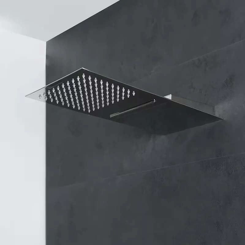 Soffione Rettangolare Ultrasottile Slimline 500mm x 200mm Effetto Pioggia e Cascata Acquista Ora