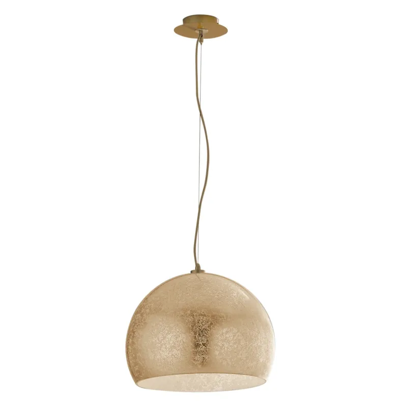 Lampada a sospensione 60W 3xE27 diametro 40cm oro GLAM Quantità Limitata