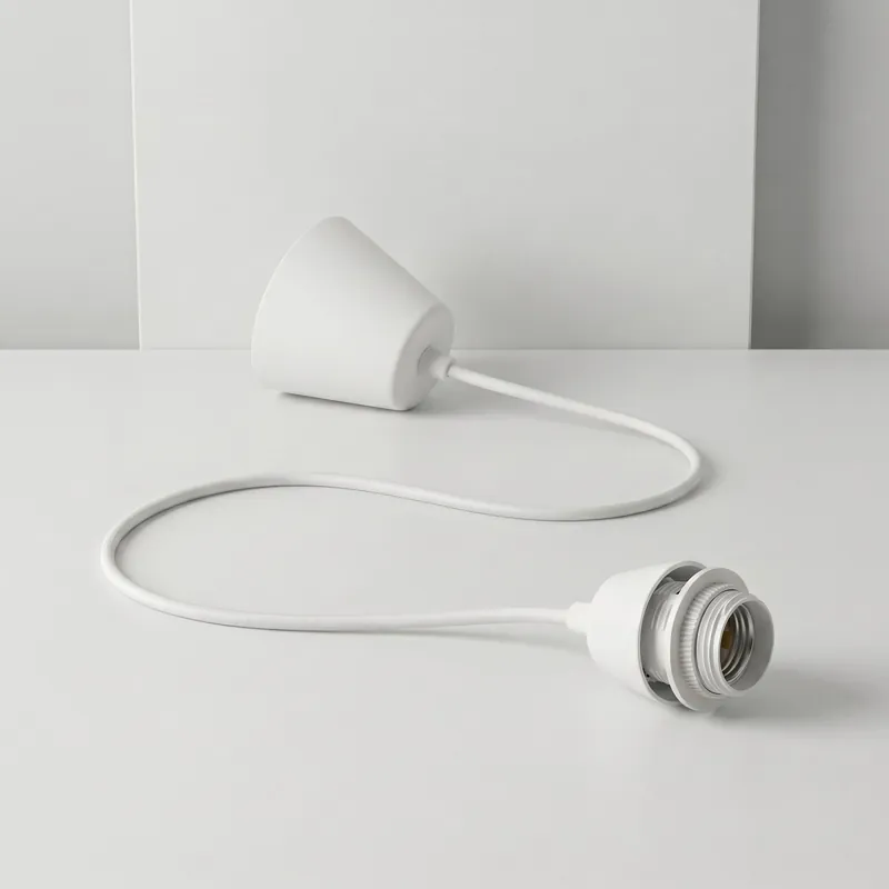 Pendente Plastica Bianco E27 Quantità Limitata