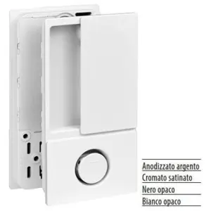 Kit AGB modello WAVE maniglia wc per porta battente in zama finitura nero Prezzo Conveniente