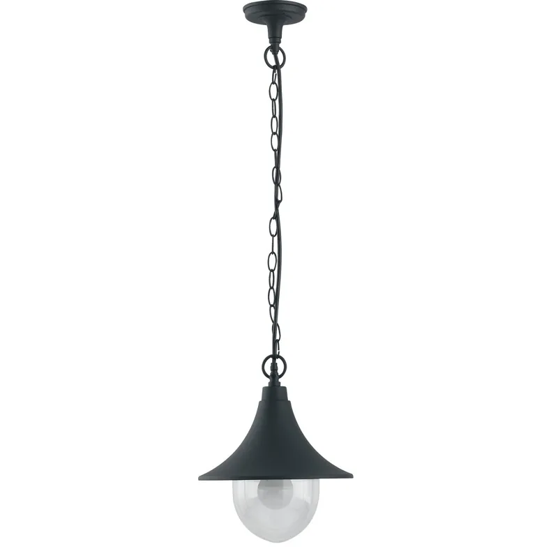 Acquista Ora Lampadario a sospensione 60W E27 nero Dublin