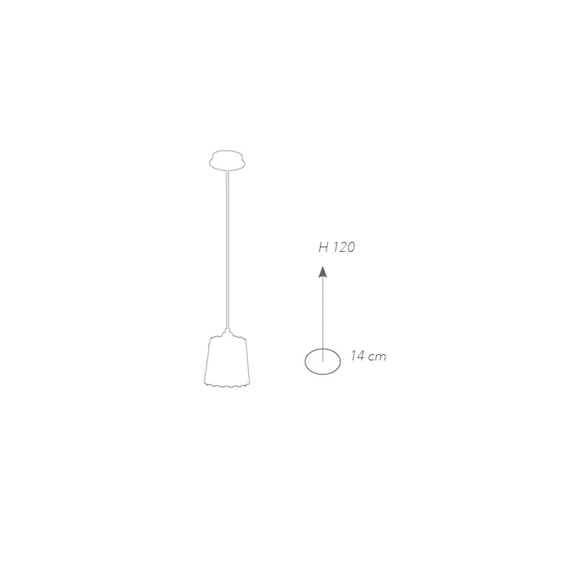 Lampadario a Sospensione Bianco con Paralume traforato Effetto pizzo disponibile in 2 varianti 1X 3XE14 Soddisfatti O Rimborsati