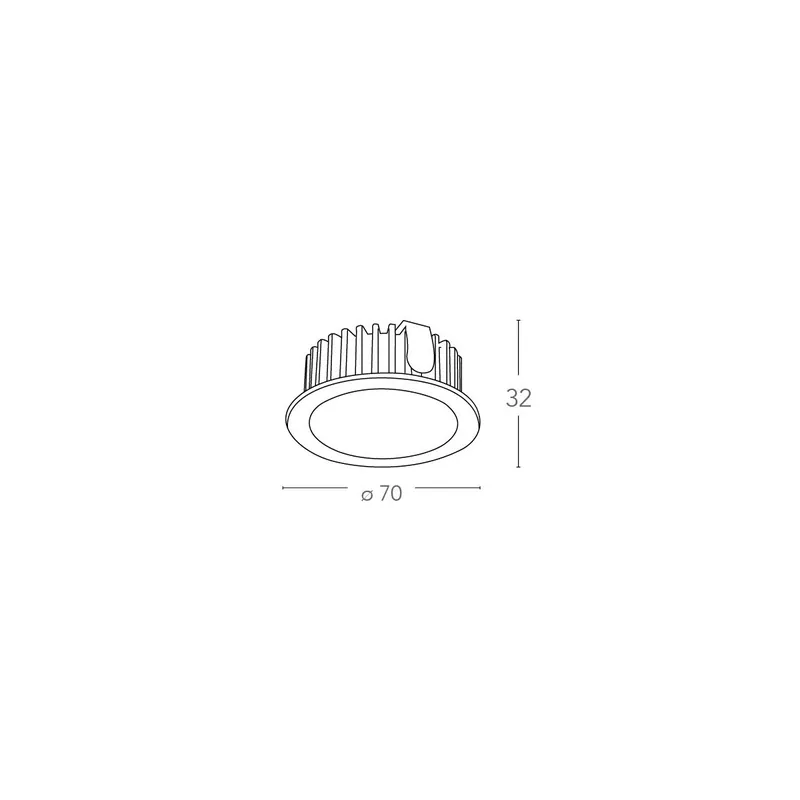 Kit 3 Faretti LED da Incasso tondi Alluminio Per interni Disponibili in 3 varianti 10W Ordina Subito