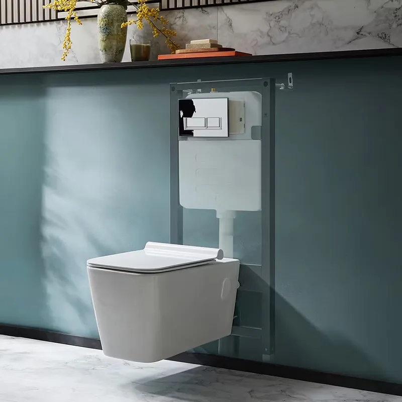 Sanitario WC Sospeso con Telaio Alto - Scelta della Placca di Comando - Sandford Offerta Limitata