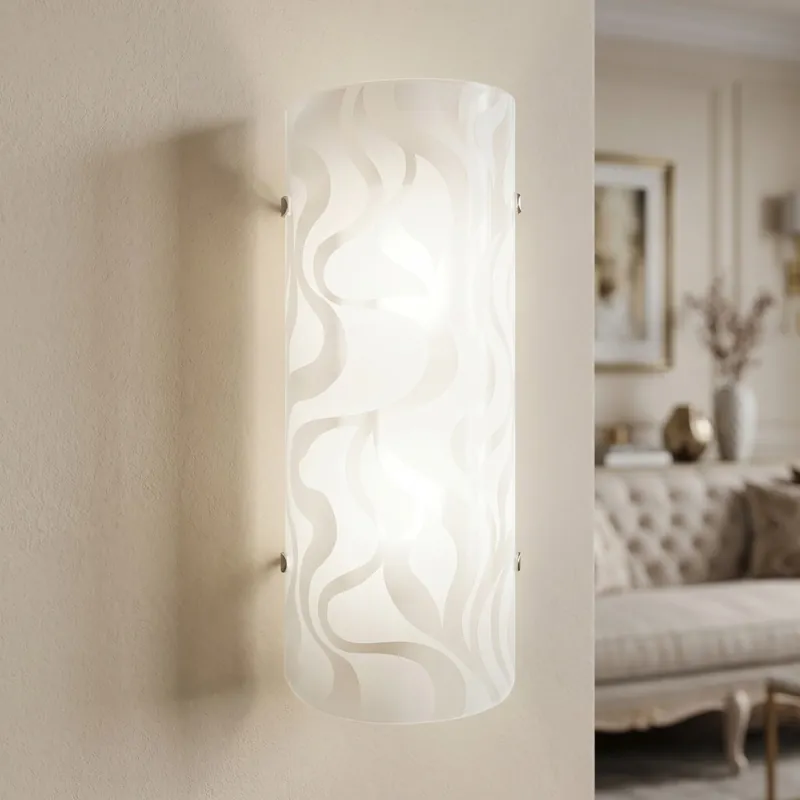 Occasione Imperdibile Applique a Led 8W Bianca a onde Adatta per corridoio, bagno e ingresso Luce naturale