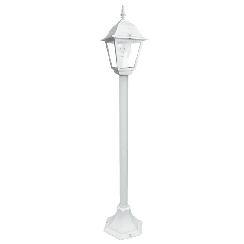 Consegna Rapida Paletto luce da esterno 60W E27 bianco Paris