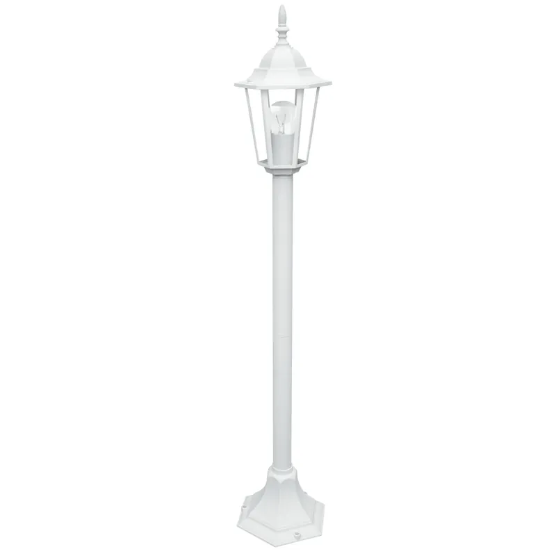 Consegna Rapida Paletto luce da esterno 60W E27 bianco London