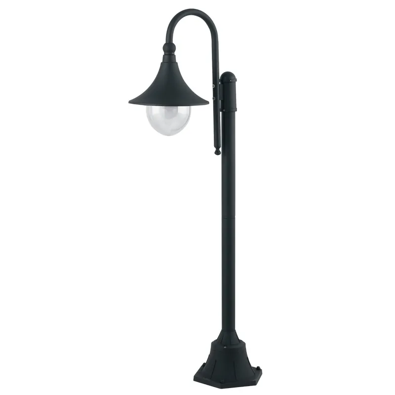 Paletto luce da esterno 60W E27 nero Dublin Direttamente Dal Produttore