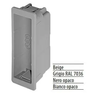 Super Prezzo Vaschetta AGB modello EASY FIX senza magnete per porta in plastica finitura beige