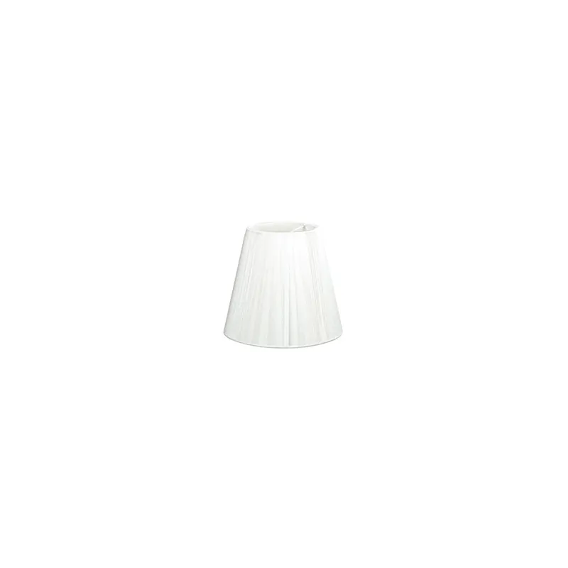 Esclusivo Paralume Tessuto Bianco 14x15 cm E14