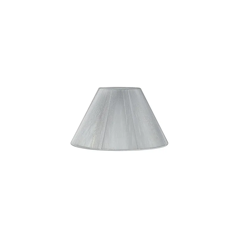 Promozione Paralume Tessuto Argentato 35x20 cm E27