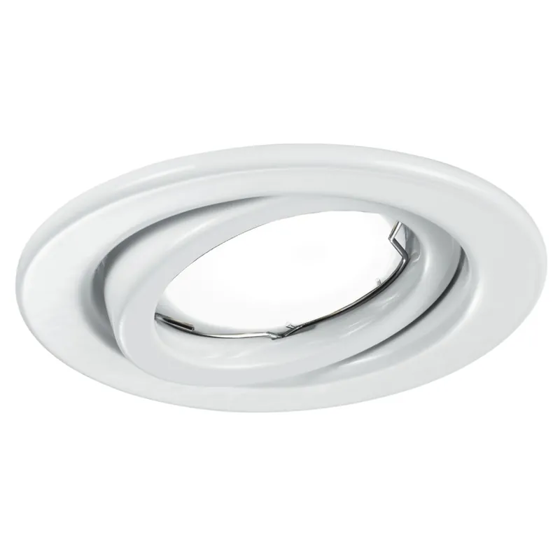 Incasso Controsoffittatura Faretto Bianco Orientabile Tondo Metallo Led 6 watt Luce Calda Offerta Del Giorno