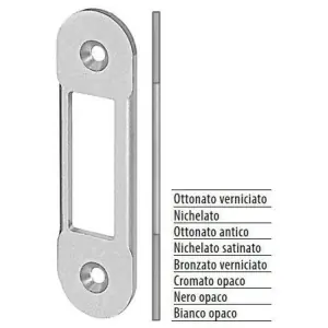 Di Tendenza Incontro AGB modello EASY MATIC regolabile per porta battente in acciaio finitura nero