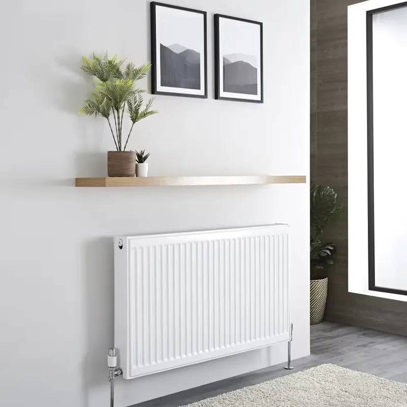 Di Tendenza Radiatore a Piastra Orizzontale con Pannello Doppio - Tipo 22 - Bianco - Disponibile in Diverse Misure - Eco