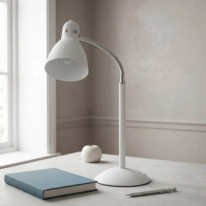 Subito Disponibile Lampada da Tavolo moderna Adatta per scrivanie di studi e camerette Disponibile in 3 varianti Orientabile E27