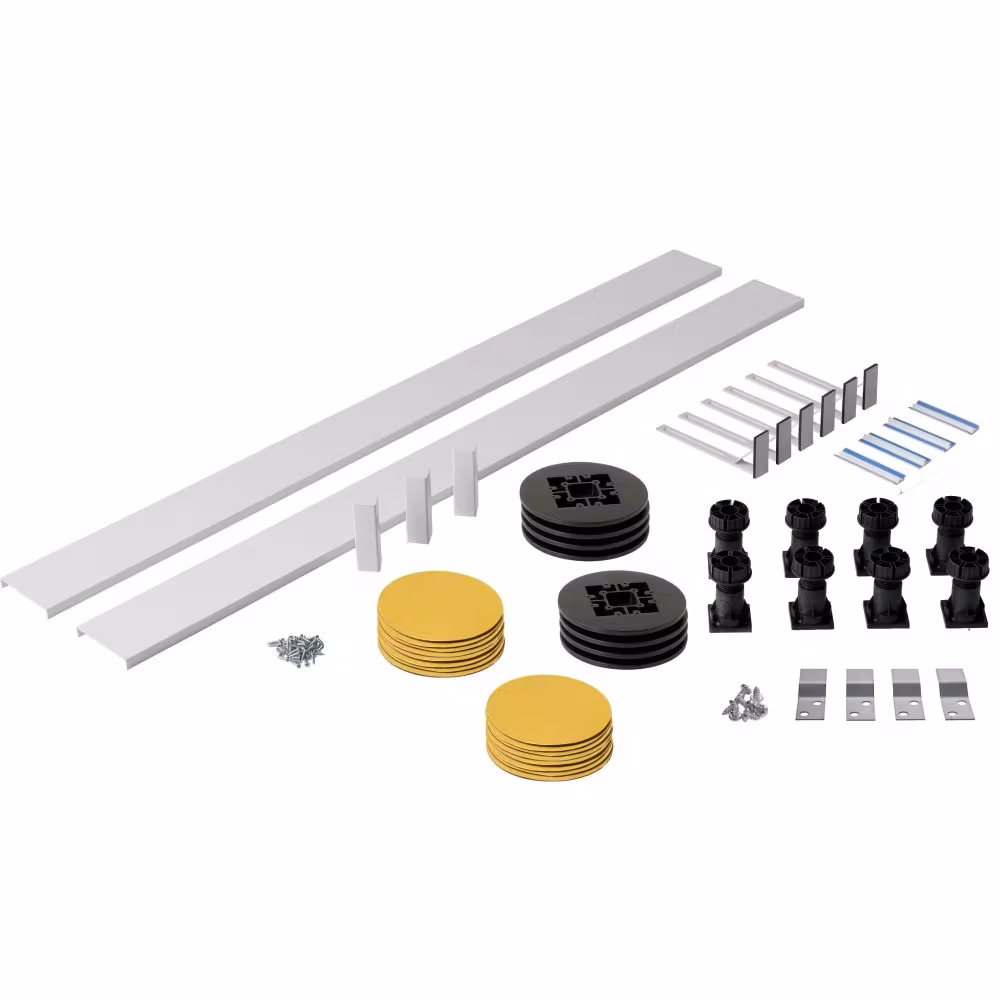 Economico Kit con Struttura di Elevazione per Piatti Doccia Quadrati, Rettangolari e Pentagonali fino a 1200mm Maxon