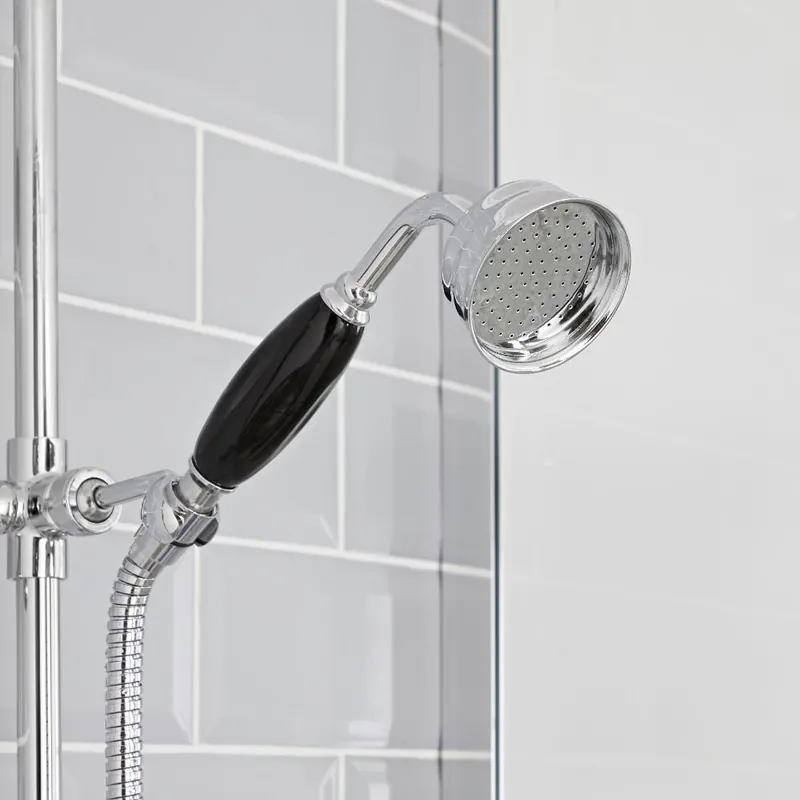 Acquista Ora Hudson Reed Elizabeth - Doccetta Retro in Ottone con Impugnatura in Ceramica - Cromata/Nera