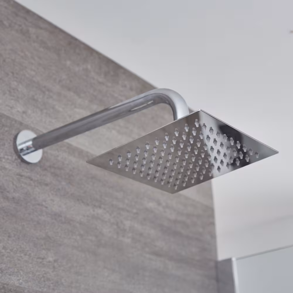 Solo Oggi Soffione Quadrato Ultrapiatto 200 x 200mm in Acciaio Inox