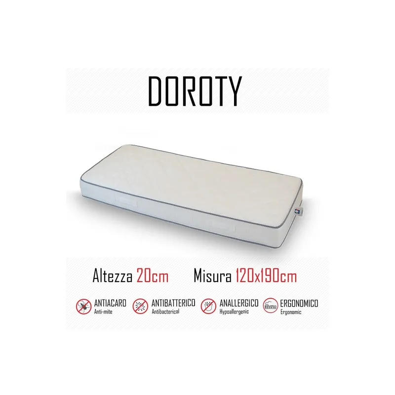 Occasione Imperdibile Materasso Doroty 120x190 in poliuretano alto 20cm