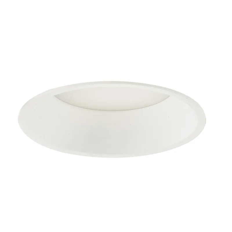 Prezzo Scontato Lampada da incasso tonda in alluminio bianca pressofuso con Led SMD integrato 5000K- 1000Lm12W