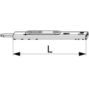 Catenaccio MAICO U-6x24x6 sinistro per cava ferramenta guarnizione centrale MD L 120 argento Non Perdere